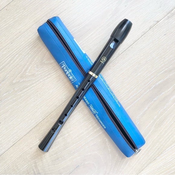 Peripole® Baroque Soprano Halo® Recorder Black Gold PB 6000 Baroque Fingering - Picture 4 of 5